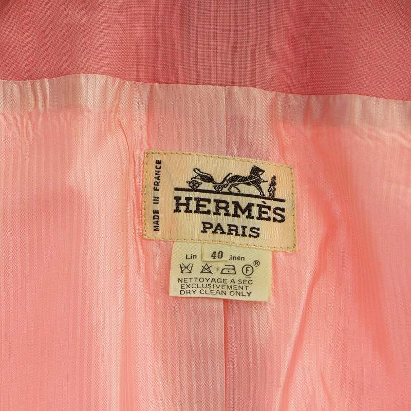 エルメス HERMES スーツ セットアップ 上下 ノーカラー
