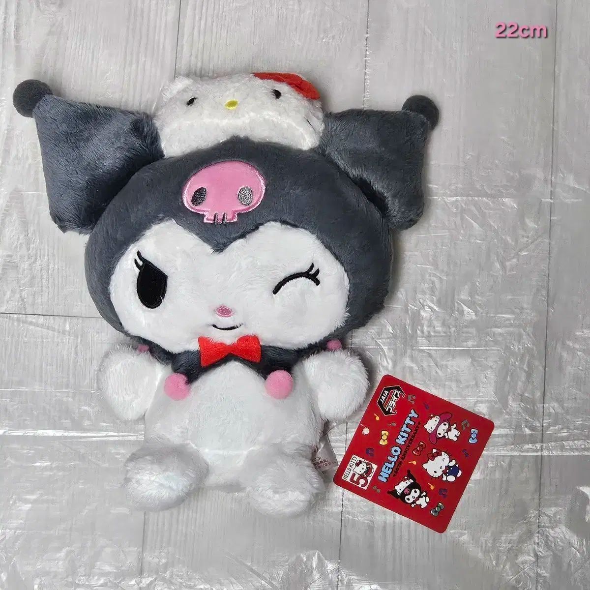 サンリオ ハローキティ 50 記念日 クロミ マスコット 人形 22cm