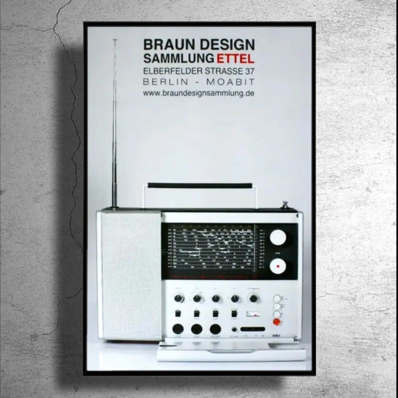 アートポスター ハンス・グジェロ ブラウン ディーターラムス エキシビジョン アートポスター ハンス・グジェロ ブラウン ディーターラムス