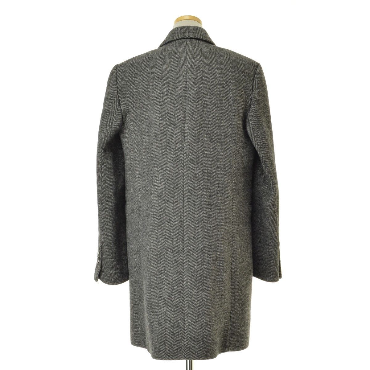 ZARA●ザラ●新品●ダブルブレストヘリンボーンコート●XL ZARA】ヘリンボーンダブルチェスターコート - メルカリ