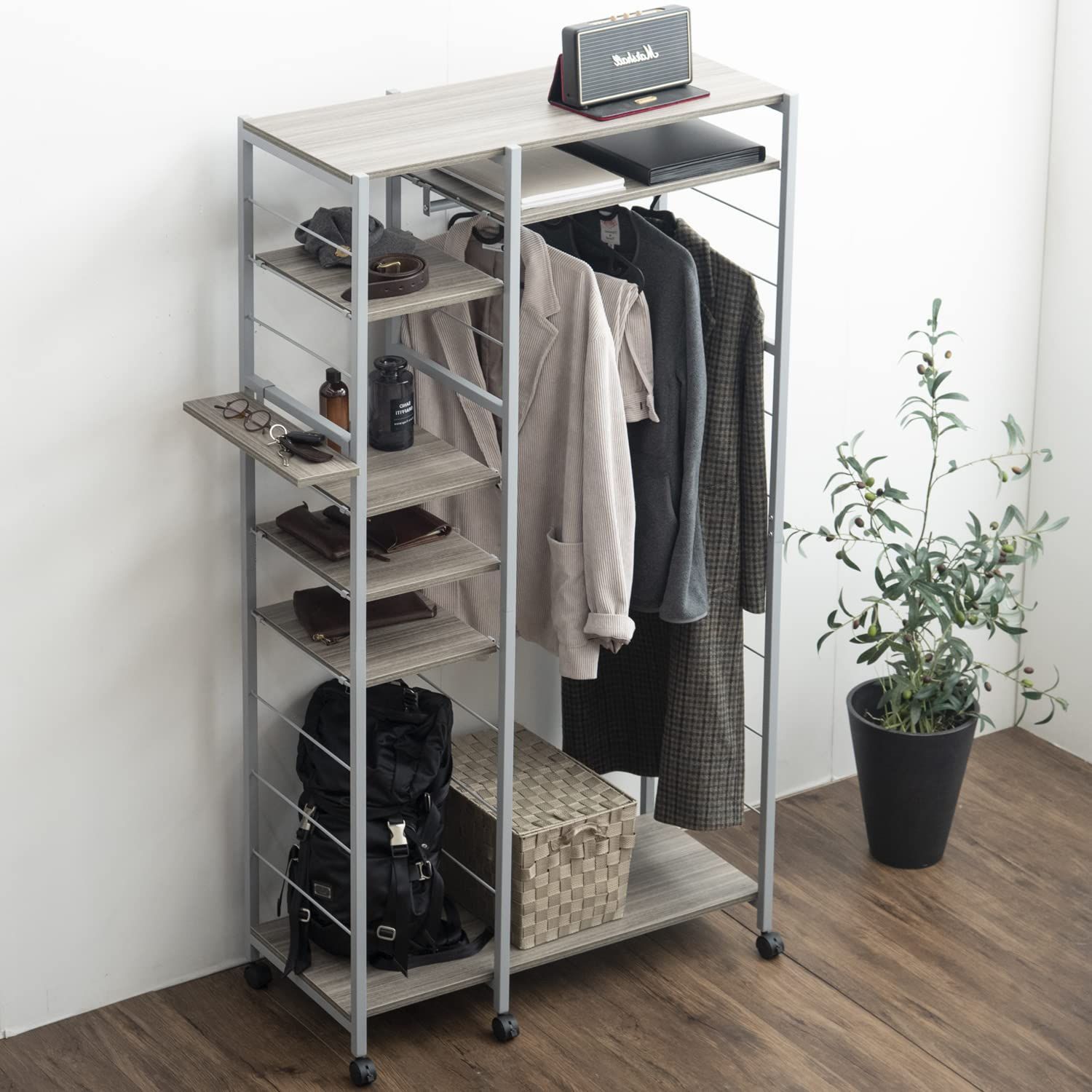 アンティーク調 キルトラック ブランケットラック タオル スーツ 送料