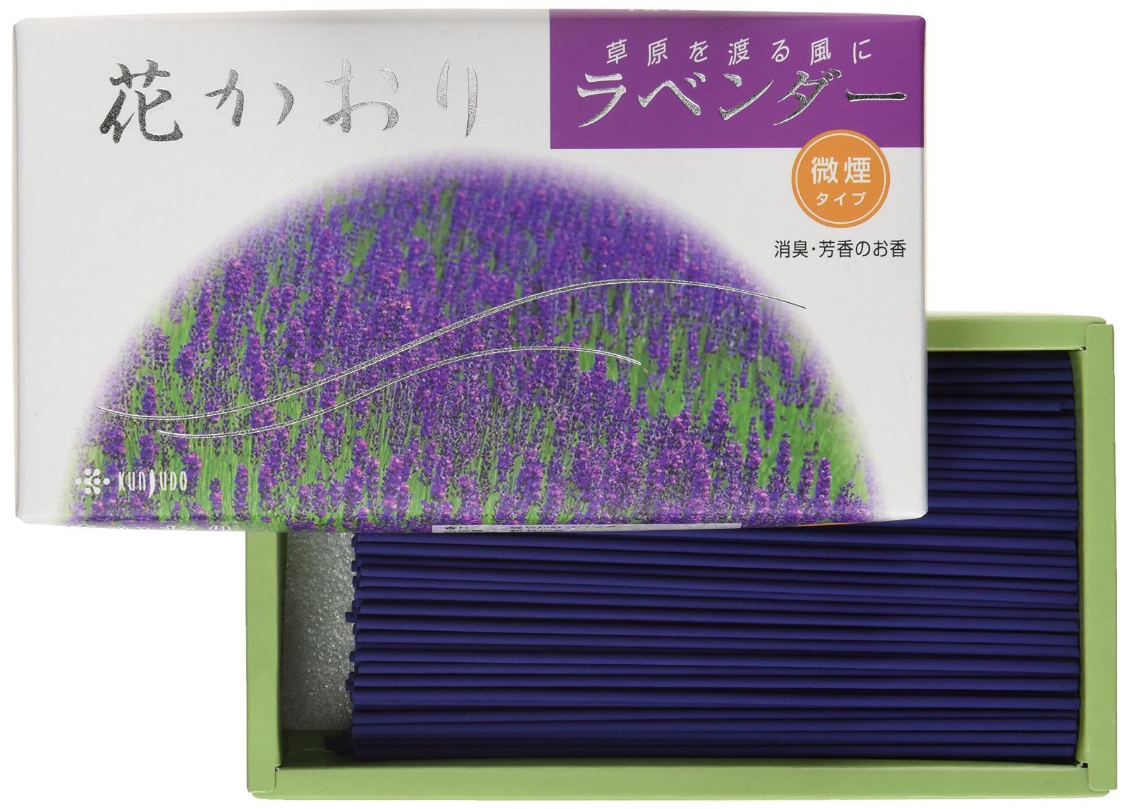 薫寿堂のお線香 花かおりシリーズ ラベンダー 微煙 622