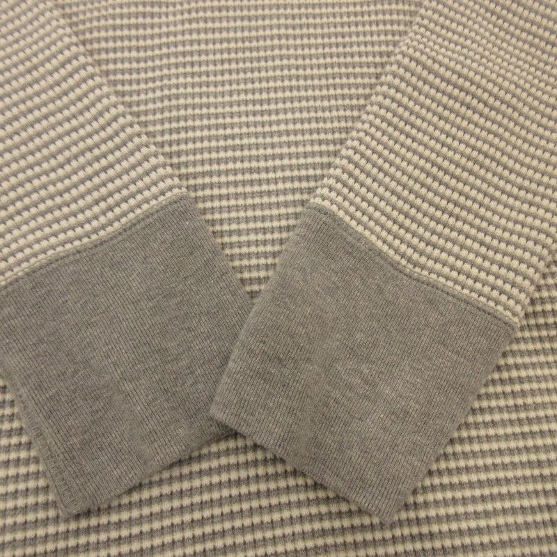 姫路東店 JOE McCOY | ジョーマッコイ 長袖Ｔシャツ WAFFLE STRIPE THERMAL SHIRT L|S MC21116 グレー サイズ L 101 WWW_SMP1DAWEKUDUS_SCH_ID