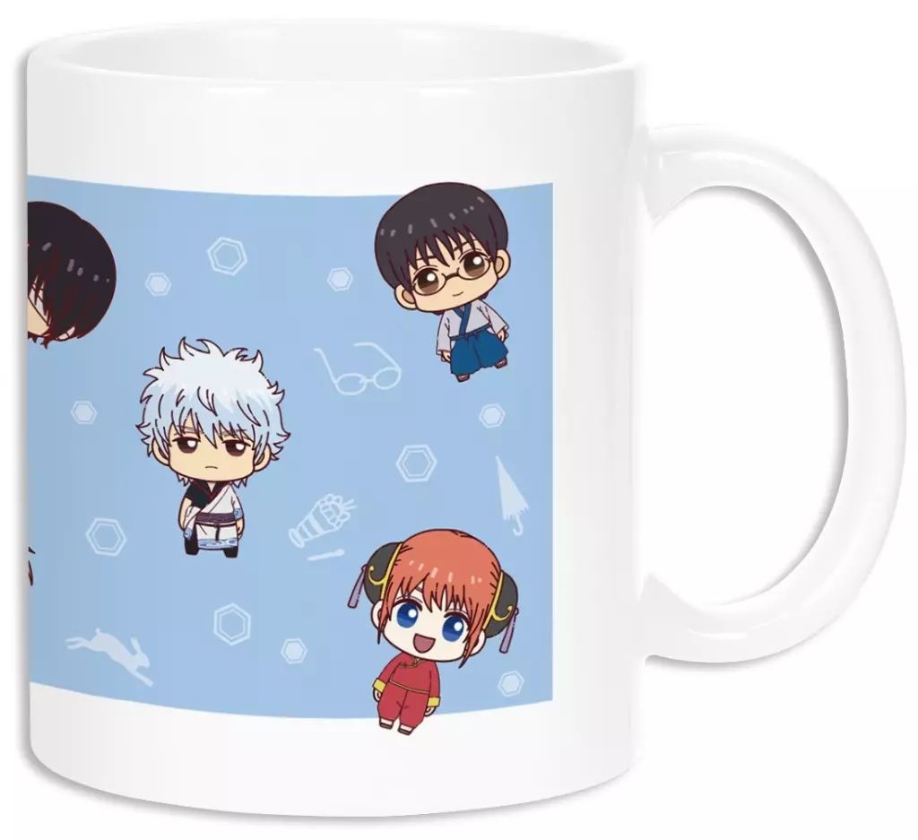 銀魂 マグカップ 湯呑み グラス 6点セット 中古】マグカップ・湯のみ 集合 ちょこんと! マグカップ 「銀魂