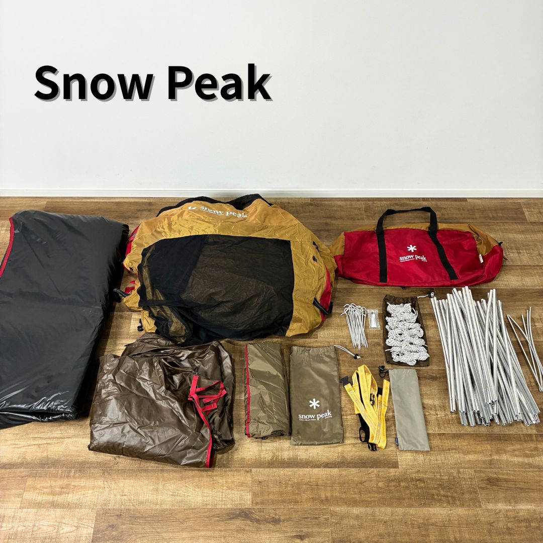 未使用品 Snow Peak ラウンジシェル & フロアマット TP-500 日本ならではのお座敷スタイル実現！！snow peak(スノーピーク