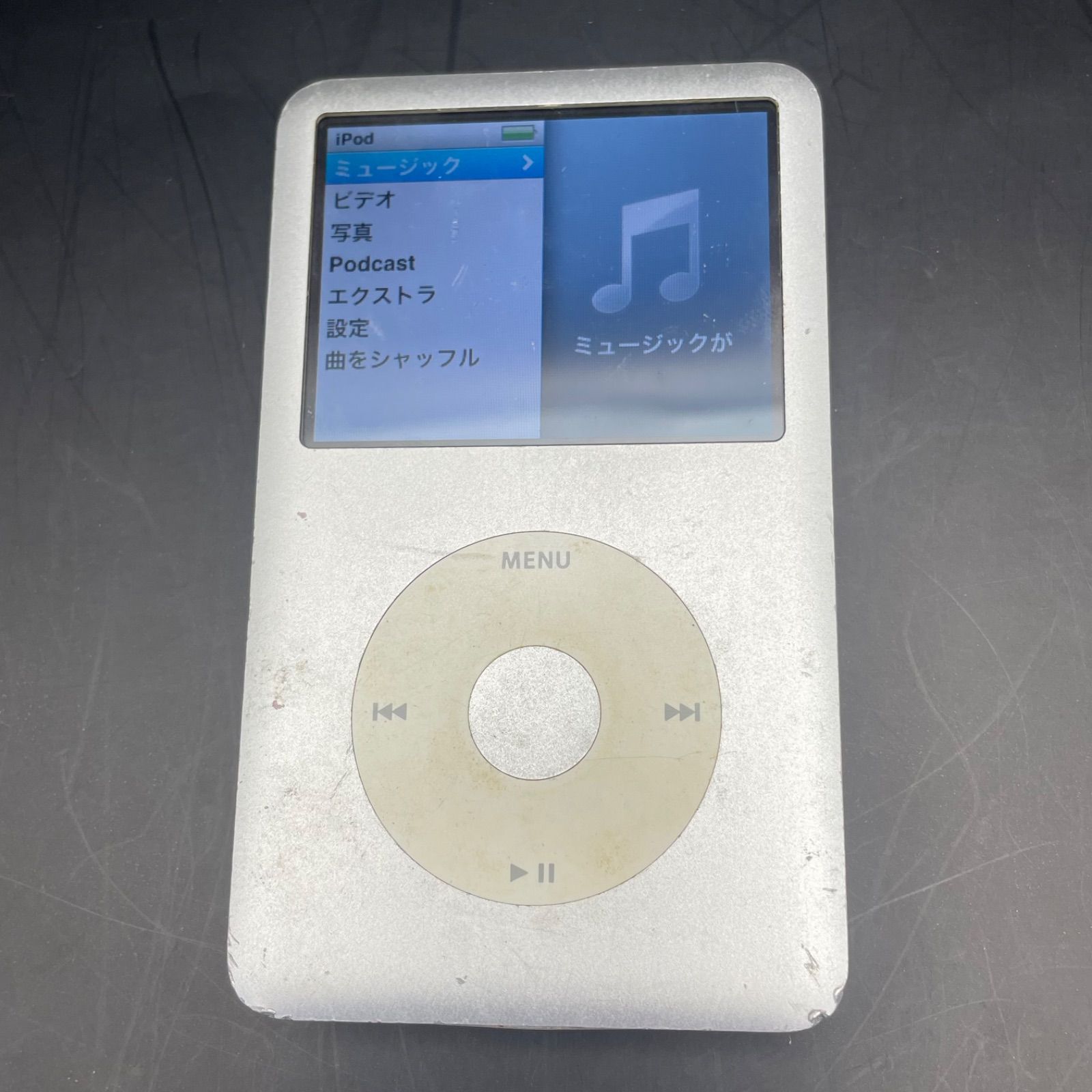IPod classic 80GB MB029J Silver シルバー 動作品 少し訳アリ品