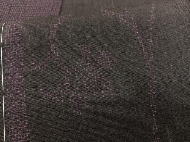 平和屋着物○本場真綿紬 100亀甲 花唐草文 証紙付き 正絹 逸品 未使用  