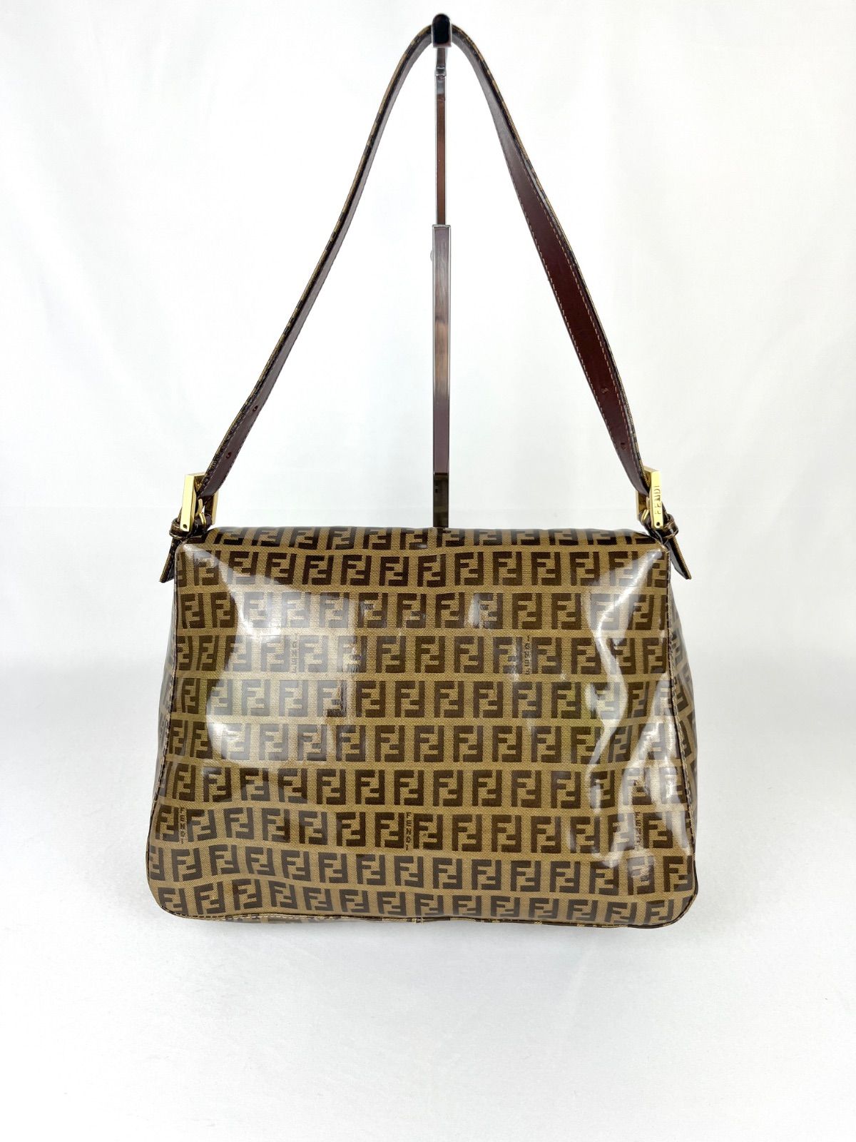 美品 FENDI フェンディ ズッキーノ マンマバケット ワン