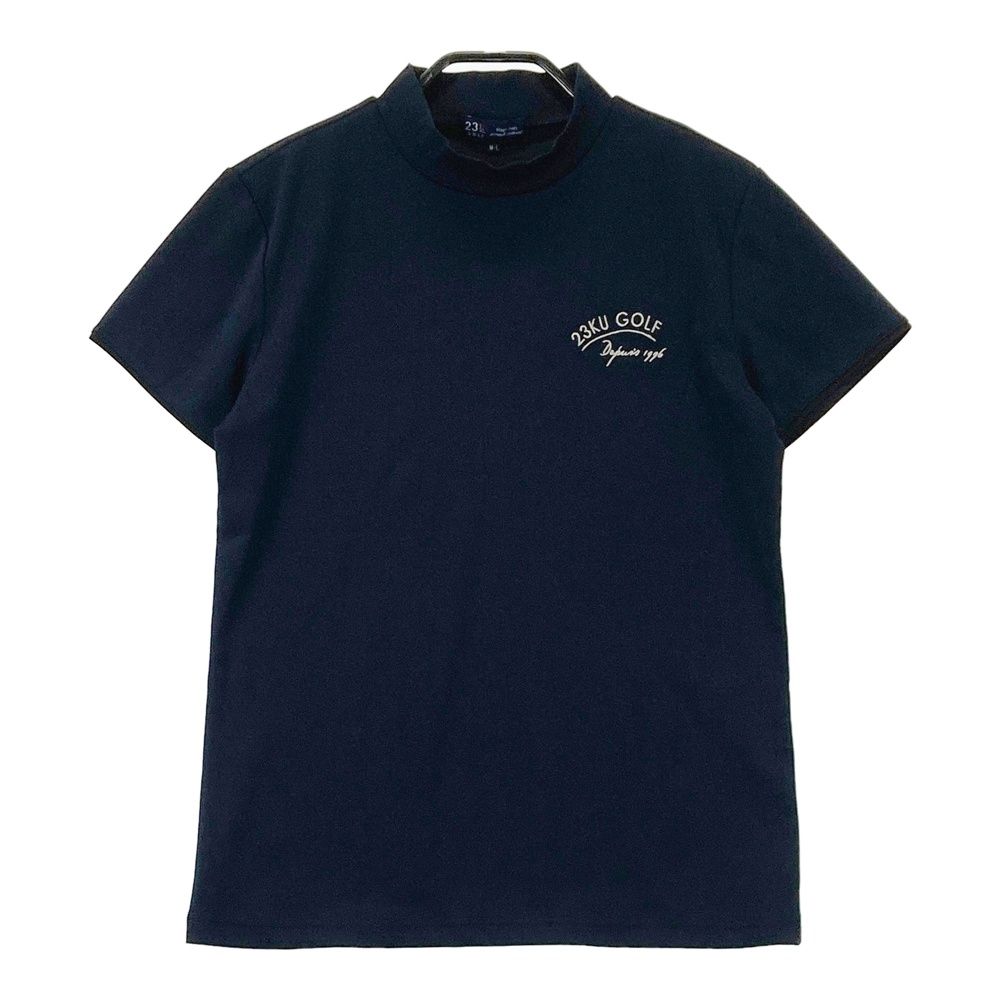 サイズ：SMALL DEVEREUX GOLF デヴァローゴルフ  ハイネック半袖インナーTシャツ  ブルー系 [240101500118] ゴルフウェア レディース ストスト DEVEREUX GOLF デヴァローゴルフ ハイネック半袖インナーTシャツ