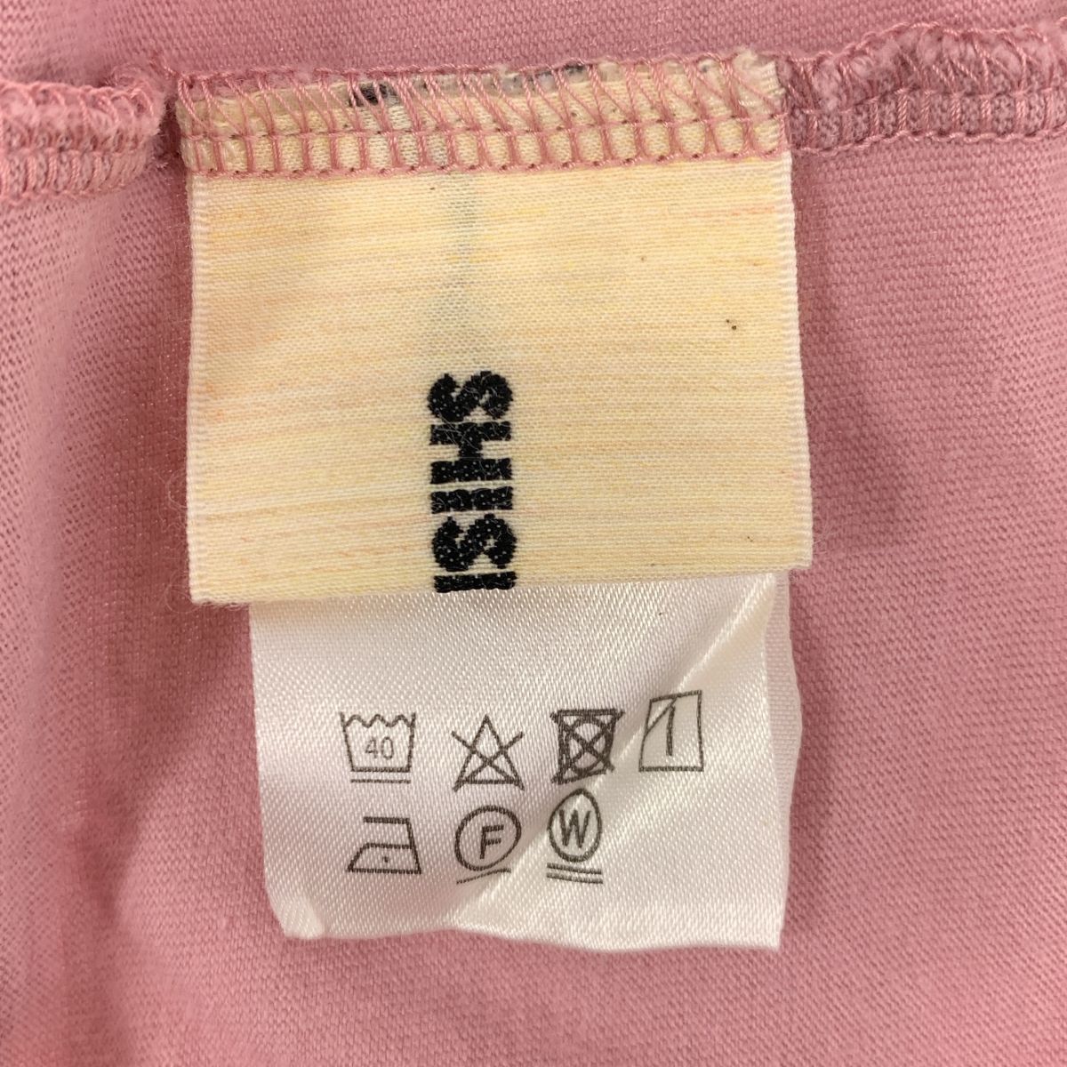 THE SHISHIKUI / シシクイ | コットン クルーネックカットソー | F | ピンク系 | レディース THE SHISHIKUI / シシクイ | コットン クルーネックカットソー