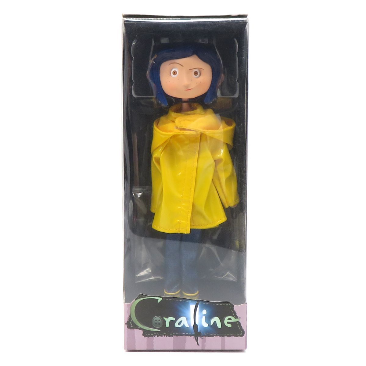 【未開封】NECA ネカ コララインとボタンの魔女 3D コラライン 7インチ レインコート ver フィギュア