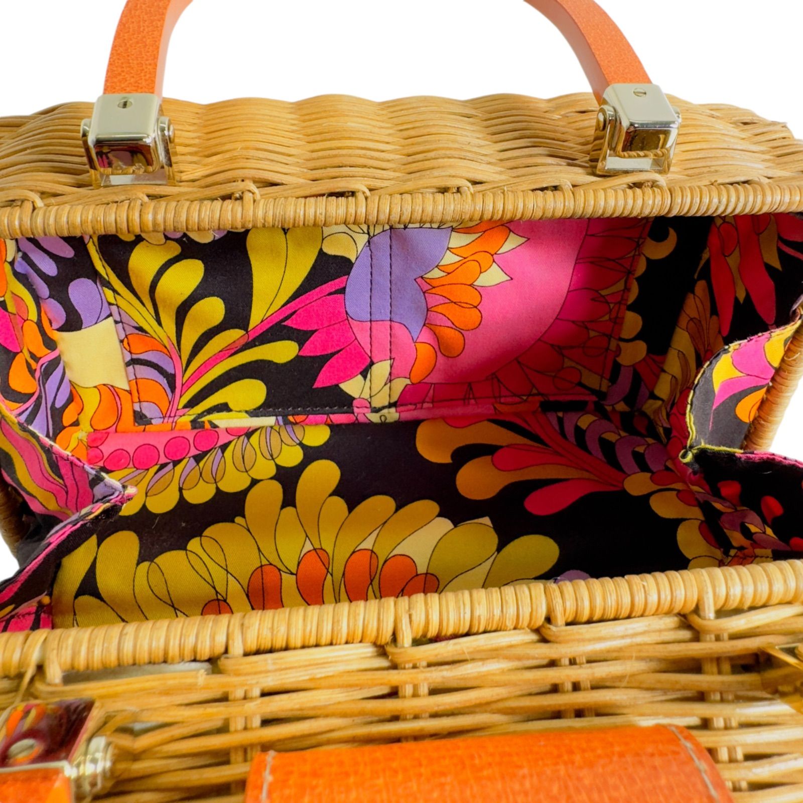 美品】kate spade spade new york ケイトスペード バスケット カゴ 