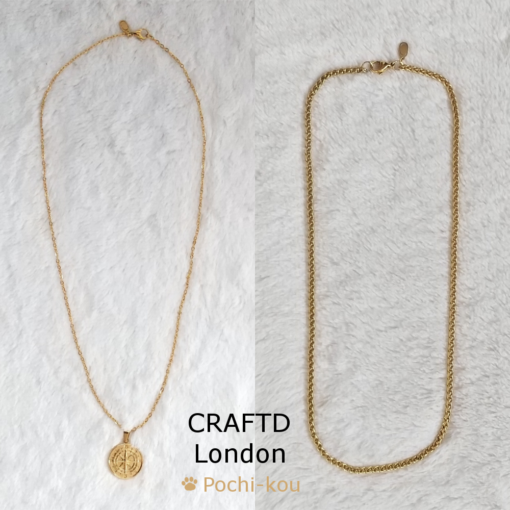 セール 日本未入荷 CRAFTD London コンパス ネックレス ゴールド - www