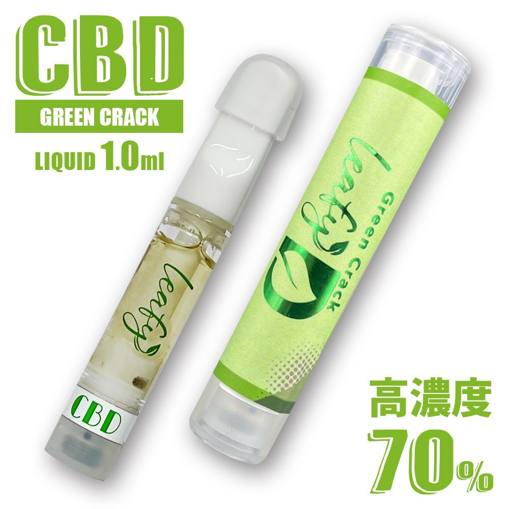 CBD リキッド 1ml 1.0ml 高濃度 70% 510 Leafy - メルカリ