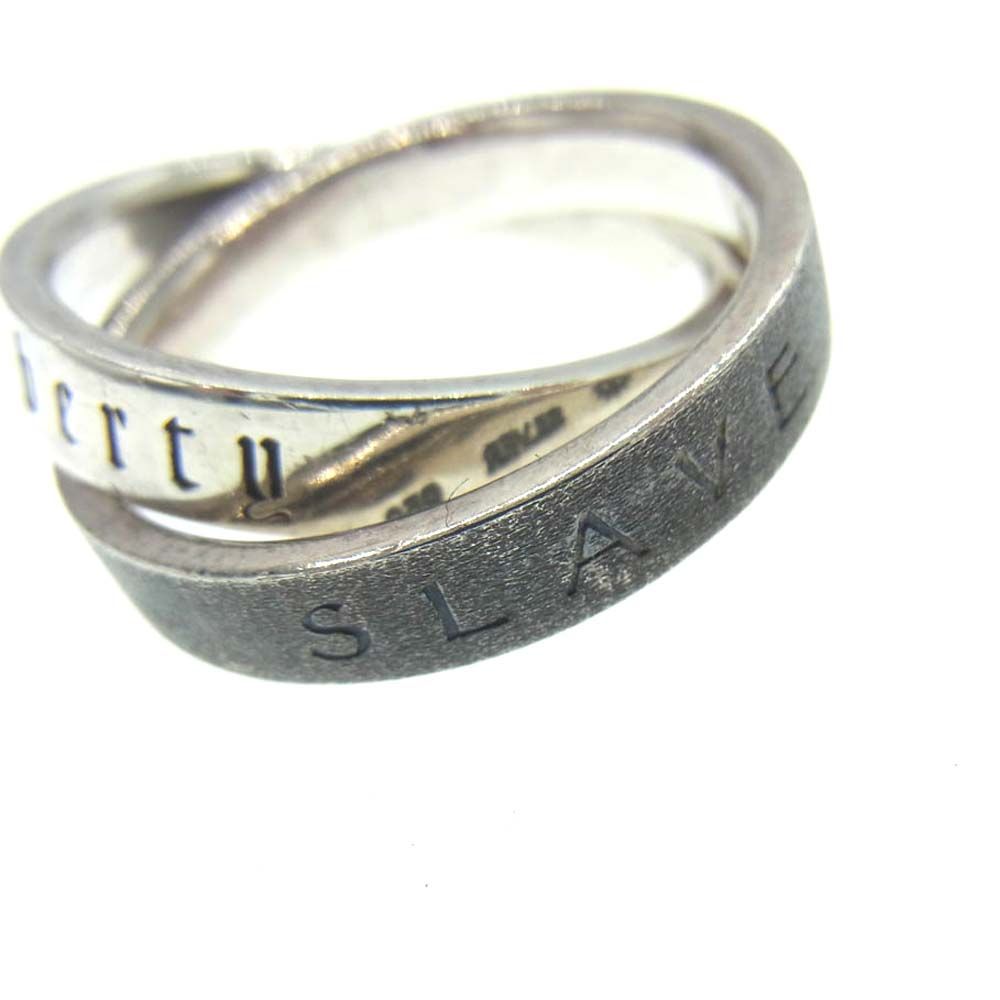 【美品】プエルタデルソル リバースオーバル リング 19号 シルバー 美品】プエルタデルソル リバースオーバル リング 19号 シルバー