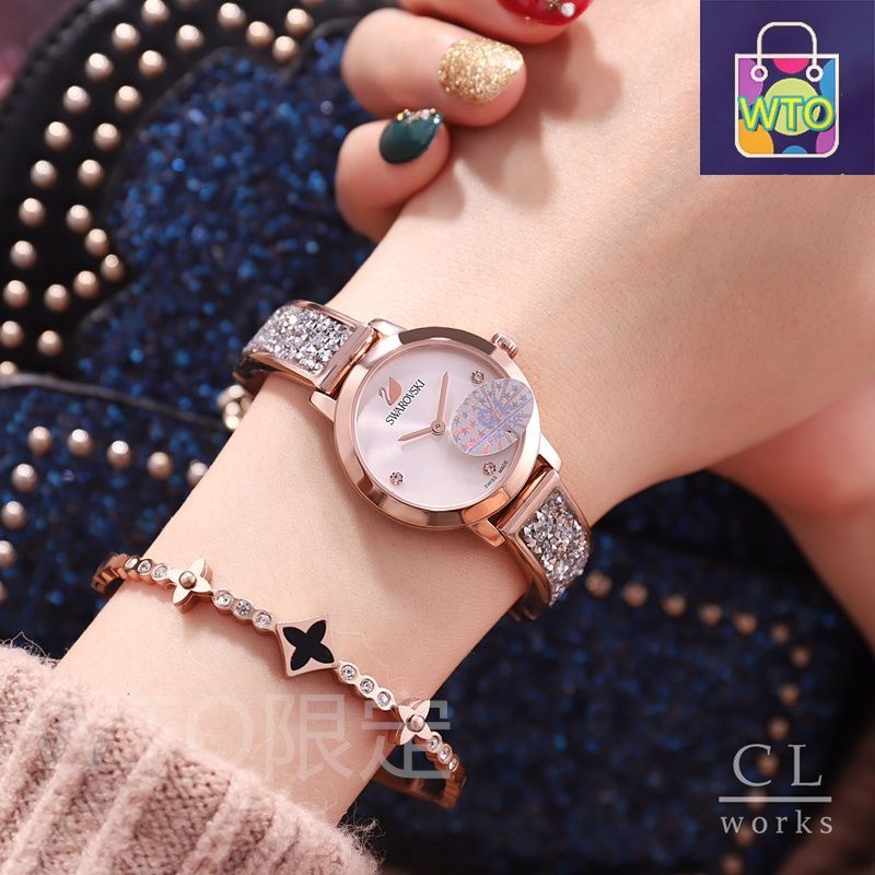 ももプロフ必読お願いします！ ★Swarovski 腕時計(時計のみの発送 今日特価】施洛世奇（Swarovski） 新しいモデルの腕時計-WTO店名