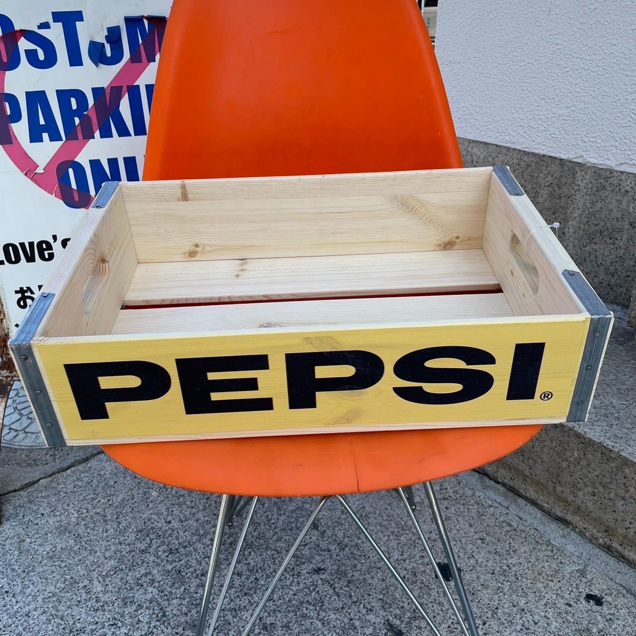 PEPSI ペプシコーラ ウッドボックス ［PEPSI-1］ WOOD CRATE ドリンク 