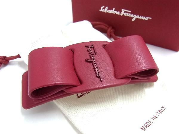 □現行□極美品□ Salvatore Ferragamo フェラガモ ヴァラリボン VIVA ...