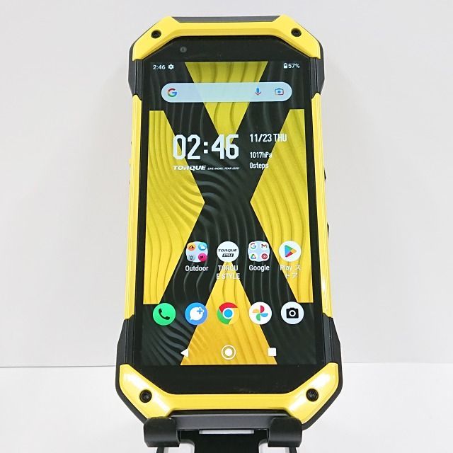 TORQUE 5G KYG01 au イエロー 送料無料 本体 c07799