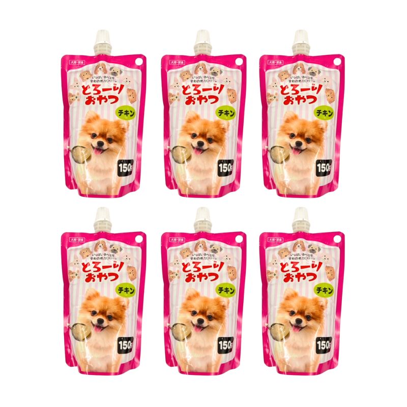送料無料 とろーりおやつ 犬用 チキン チキン＆チーズ入り 150g×48個セット 犬用おやつ ウェットフード ドッグフード 水分補給 多頭飼い 液状おやつ