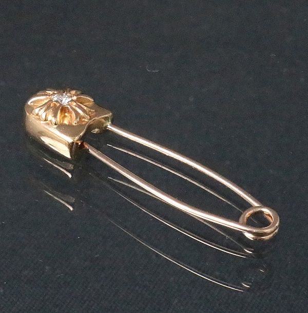 CHROME HEARTS 銀座店 クロムハーツ 新品 22K セーフティピン スモール  