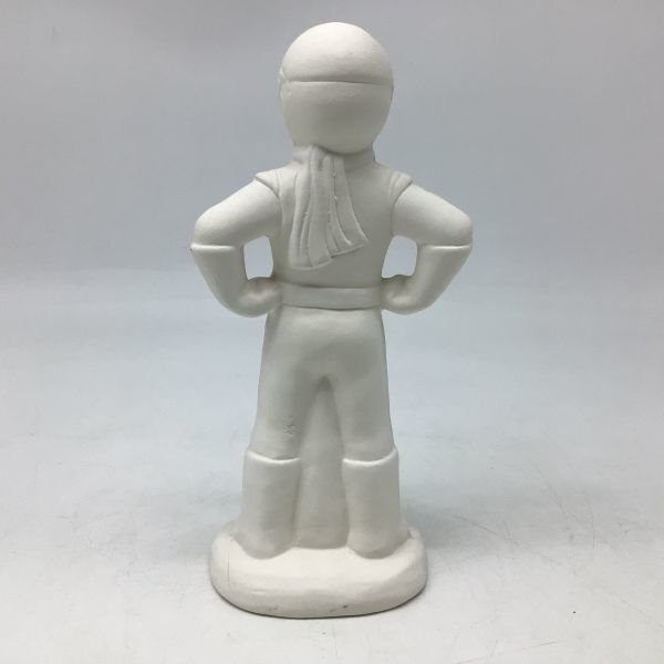 1138 【超貴重】 仮面ライダー 陶器 フィギュア 無彩色 約22cm