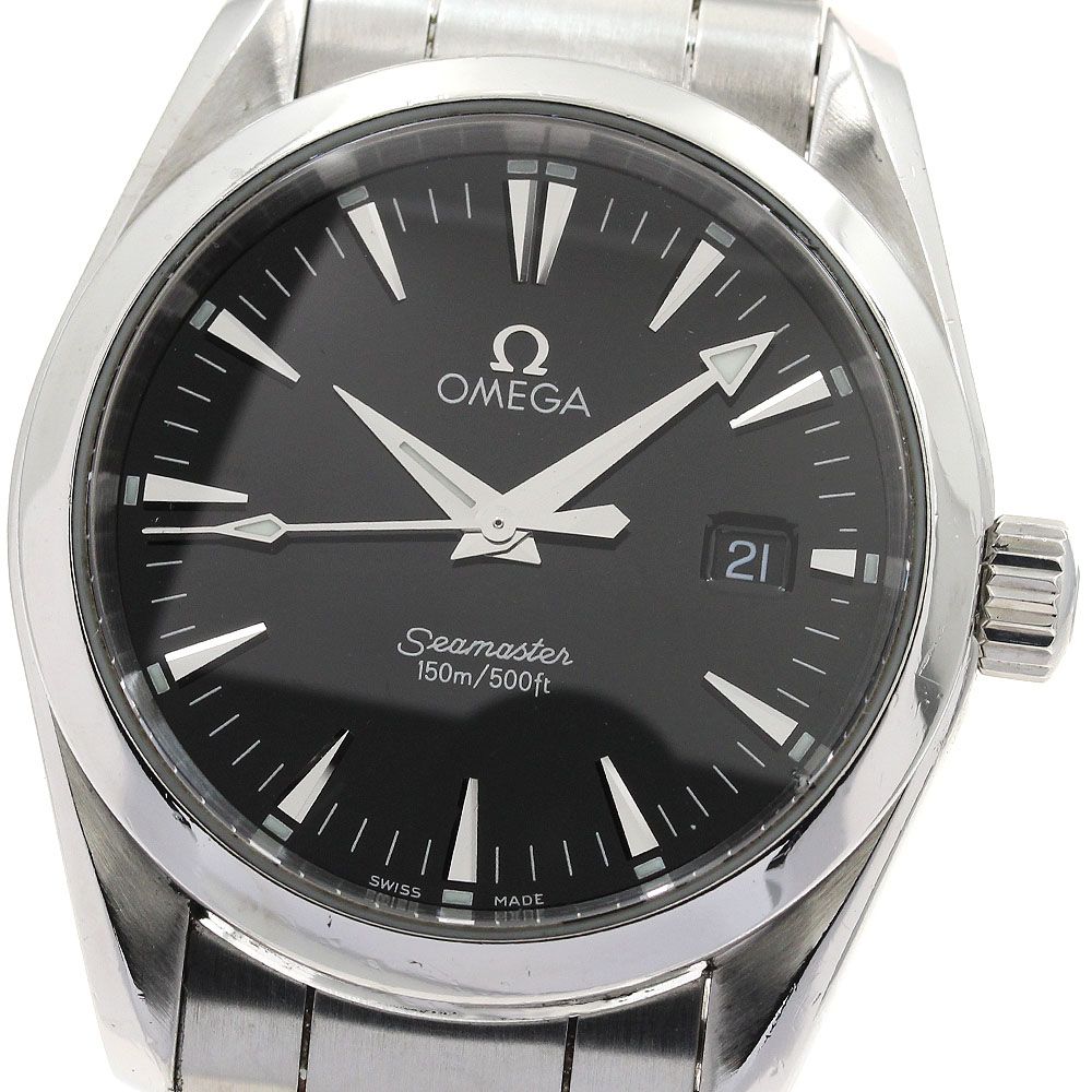 オメガ OMEGA 2518.50 シーマスター アクアテラ デイト クォーツ メンズ_904463