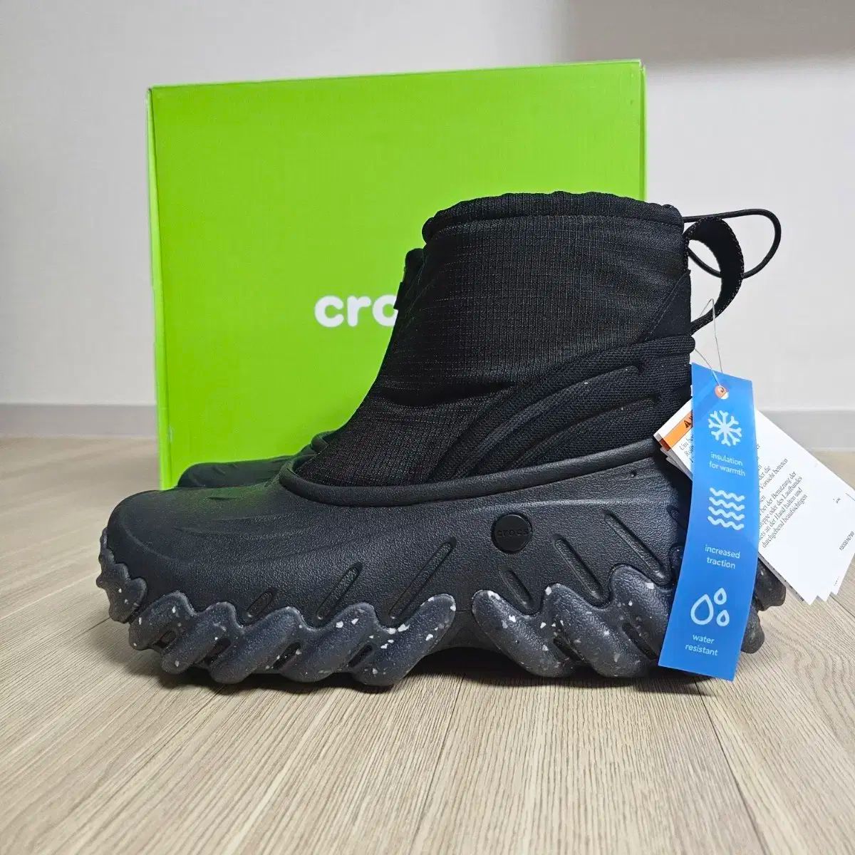265 crocs クロックス Ecco エコー ブーツ Z シールド メンズ 長靴 経験 270