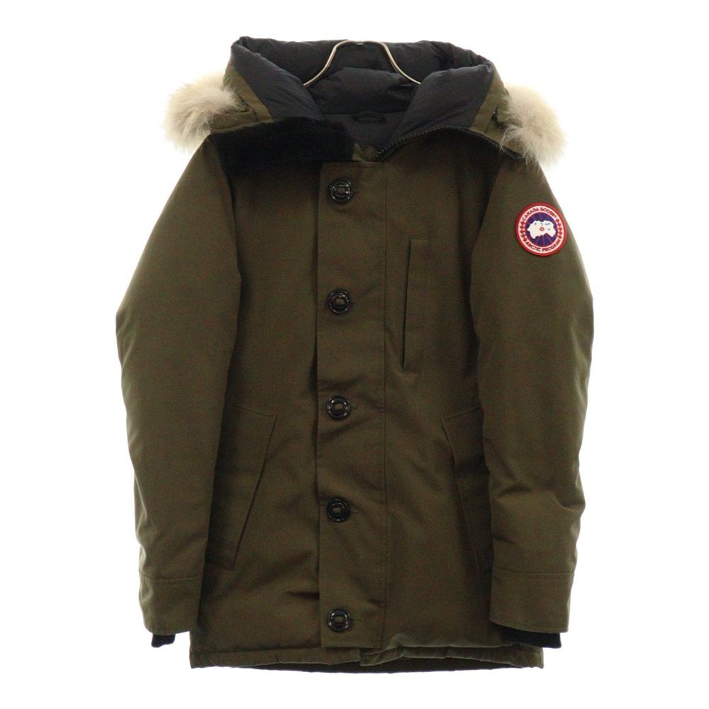 CANADA GOOSE (カナダグース) JASPER PARKA ジャスパー パーカ ファーフード付 ダウンジャケット カーキ