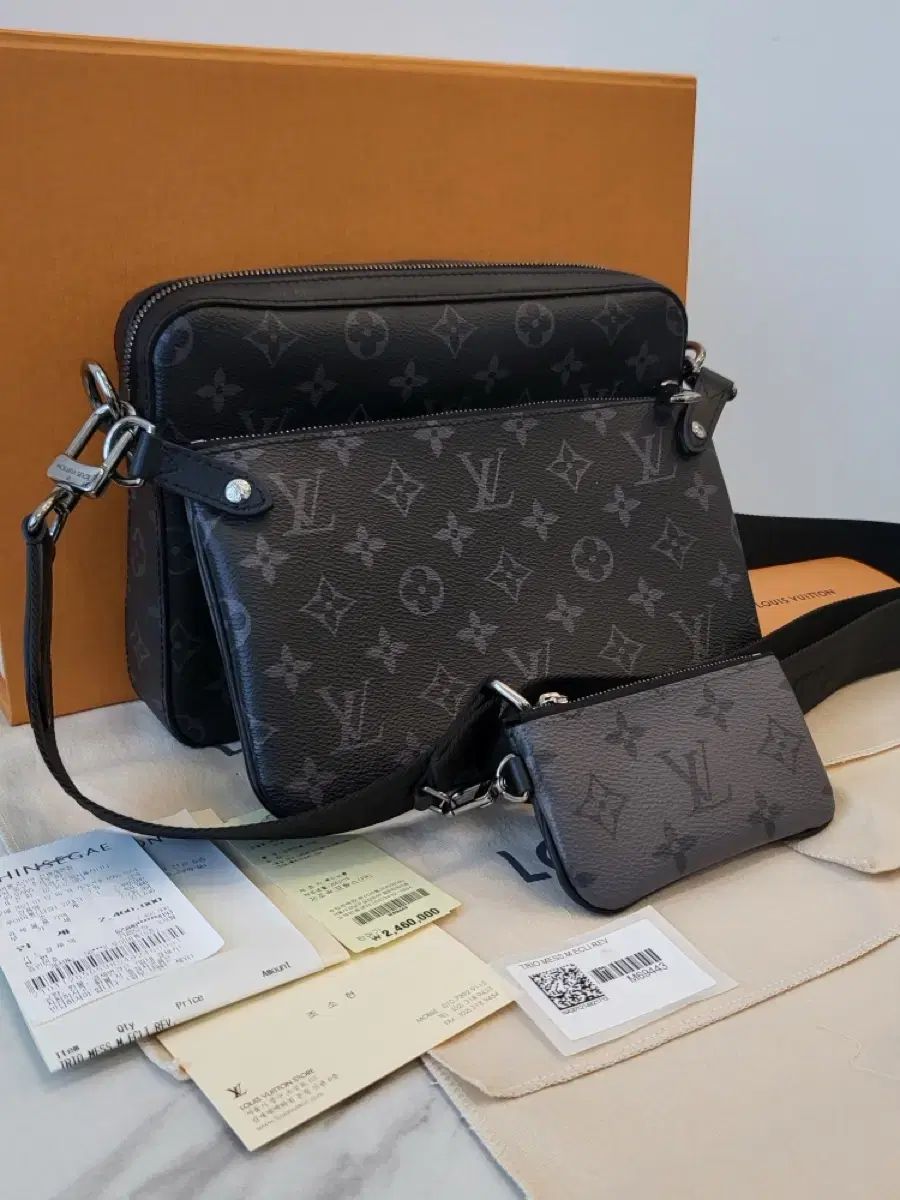 フルセット 百貨店 Louis Vuitton ルイヴィトン トリオ メッセンジャーバッグ