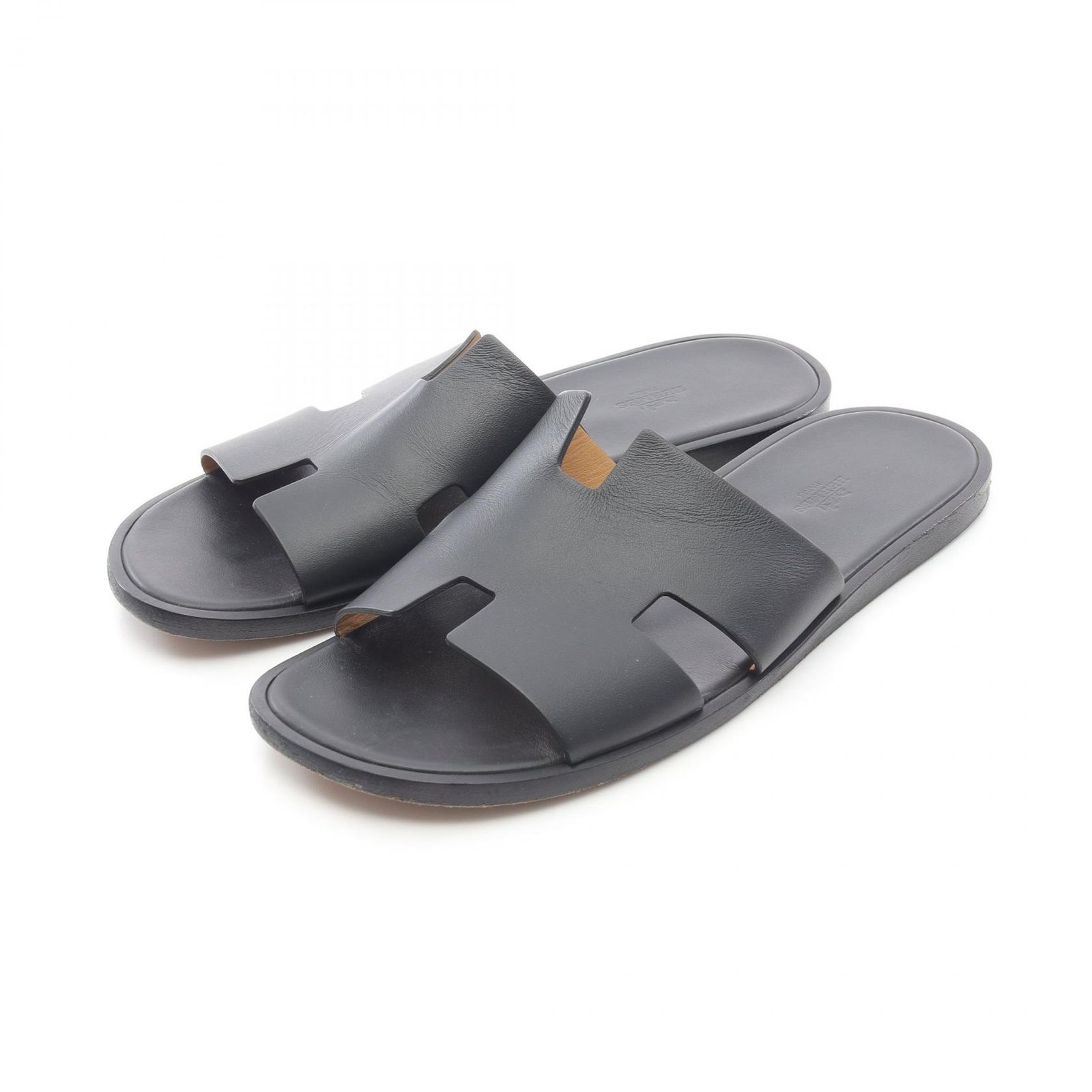 定番人気！【HERMES】Izmir メンズサンダル ブラック レザー Izmir sandal | Hermès USA