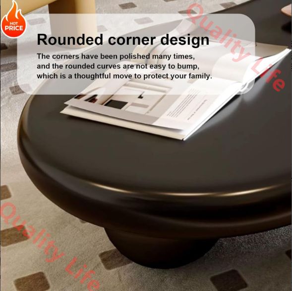 リビングルームの黒いコーヒーテーブル リビングルームの不規則な屋内コーヒーテーブル クラウドコーヒーテーブル 素敵なモダンなコーヒーテーブル 短い脚が3本付いたかわいい雲型コーヒーテーブル リビングルーム用の ミニマリストの低いコーヒーテーブル MARWIL-DEMENAGEMENTS_CH