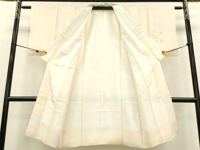 平和屋着物○上質な長襦袢 無双仕立て 手描き 草花文 暈し染め 鈴乃屋