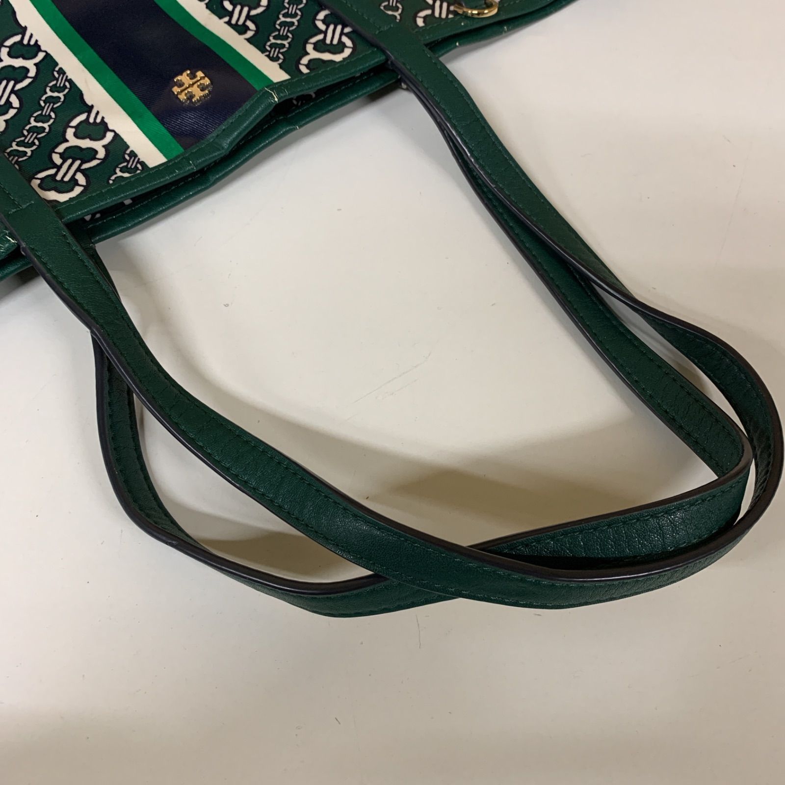 71 良品 TORY BURCH トリーバーチ ジェミニリンク PVC 肩掛け トート 