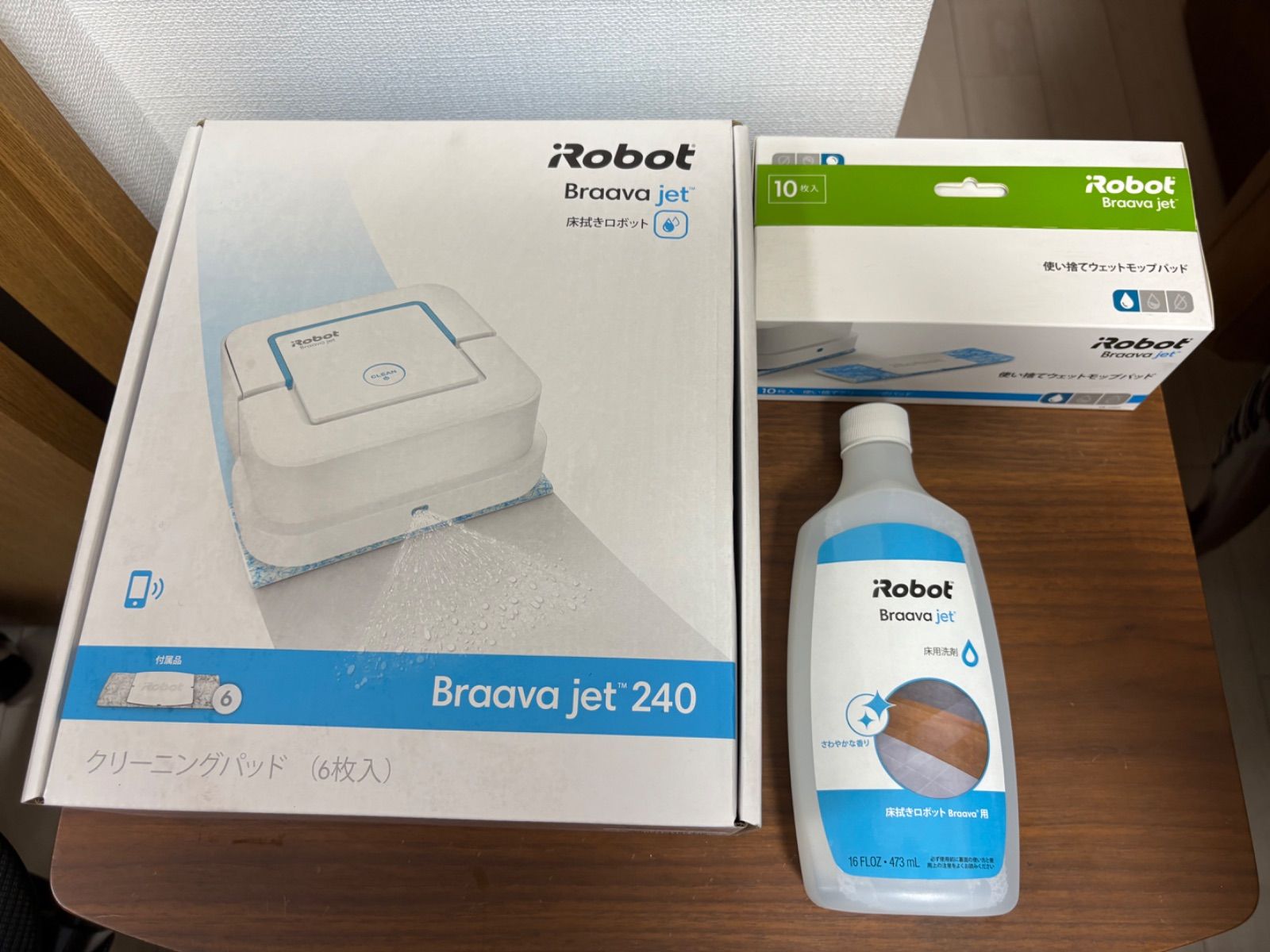 ♥品 iRobot Braava jet 240 洗剤 モップパッド セット