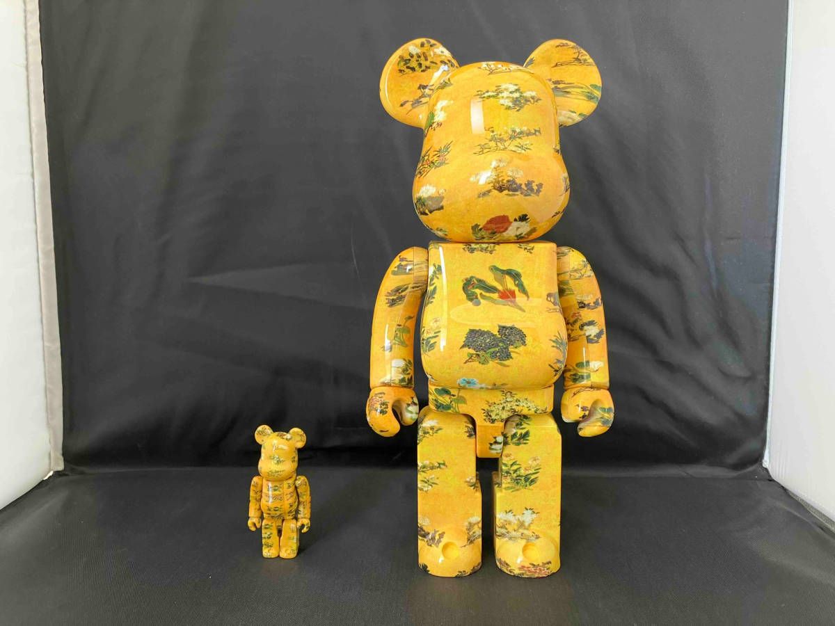 メディコム・トイ 伊藤若冲 「百花図」 100%&400% BE@RBRICK BE