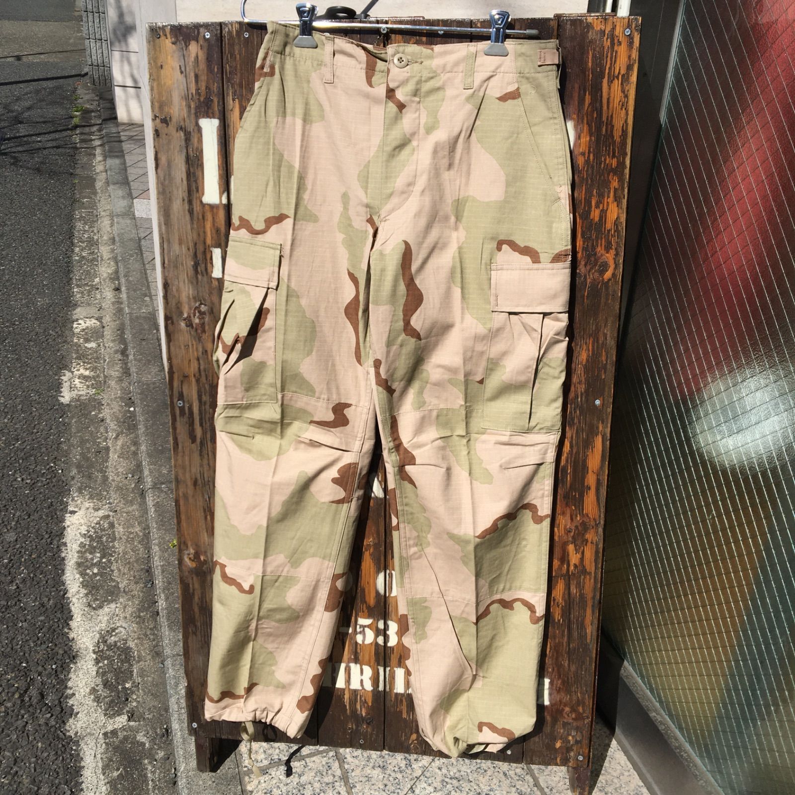 90's Vintage【US ARMY】BDU Desert Camouflage Cargo Pants デザートカモ カーゴパンツ◆Size: US-S-S【DEADSTOCK】