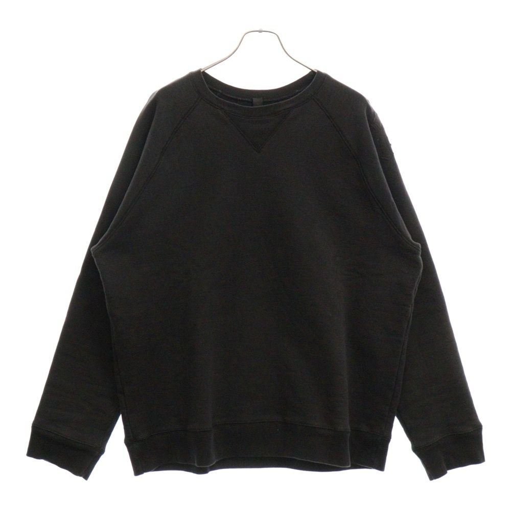 CHROME HEARTS (クロムハーツ) Y Not Sholder Cross Patch Crewneck Sweat ワイノット クロスパッチ スウェットトレーナー ブラック