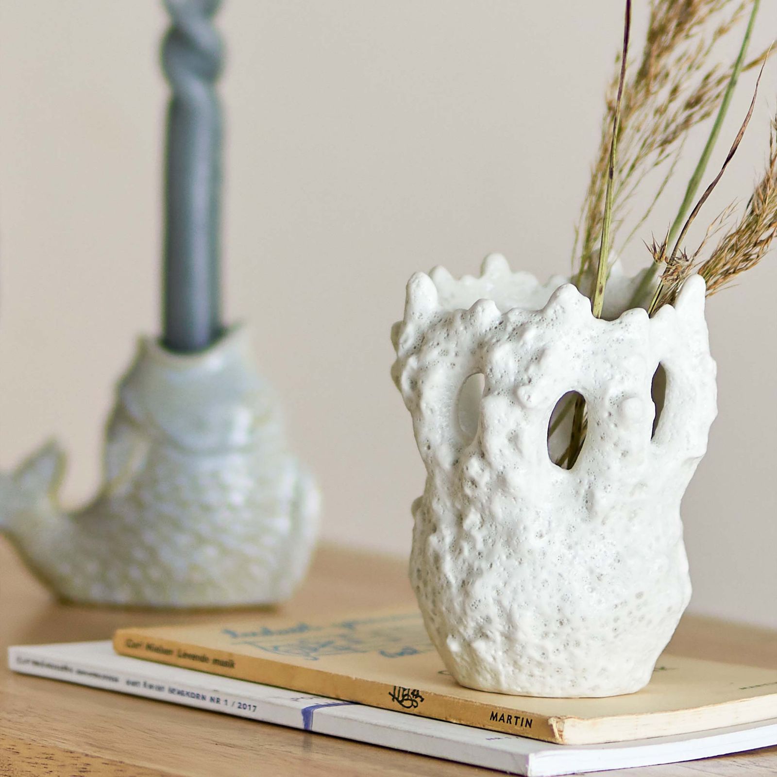 Bloomingville ブルーミングヴィル アートオブジェ風のフラワーベース