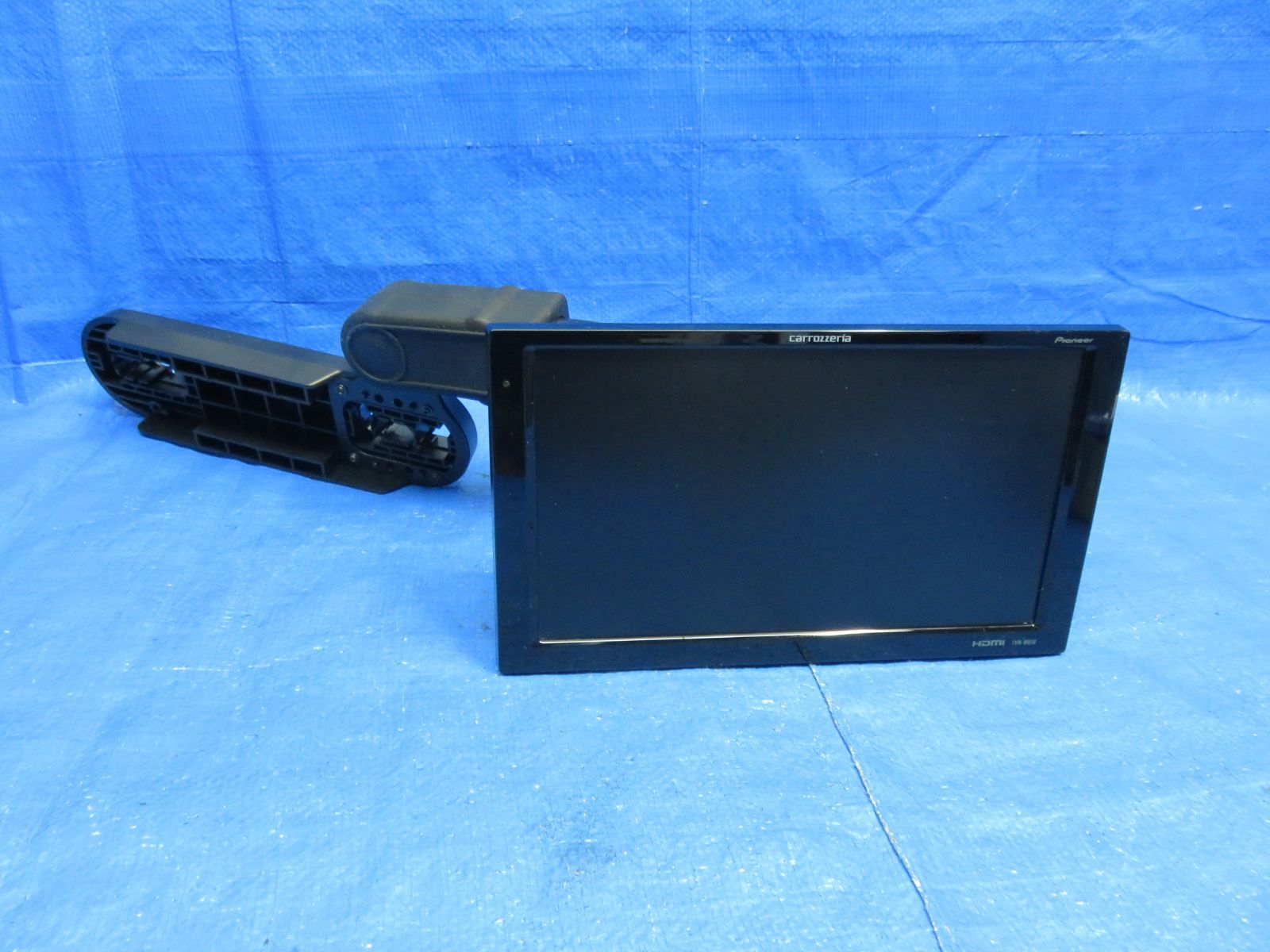 LA5088 保証付 カロッツェリア 9インチ WVGA 車載モニター リアモニター carrozzeria TVM-W910 Pioneer ヘッドレスト取付ステー付 汚れ