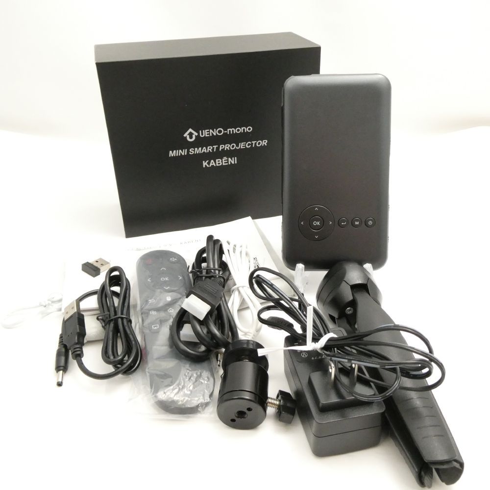 UENO-mono カベーニ KABENI T89AQ 1080 ultra HD スマホ型プロジェクター 32GB ミニ Android11 動画 家電 映像機器 HU1629