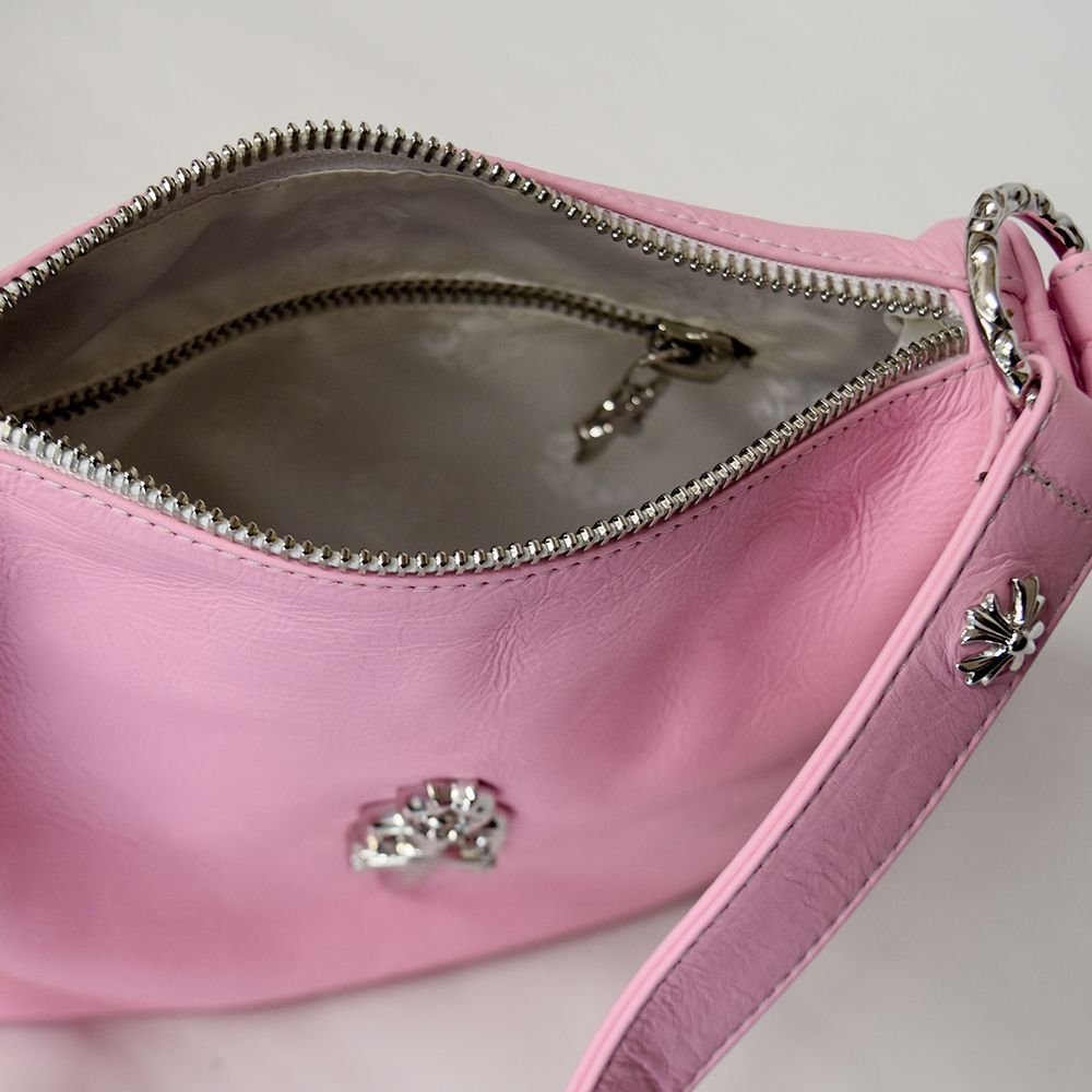 未使用品】CHROME HEARTS DAGGER BAG PINK ダガー ハンドバッグ