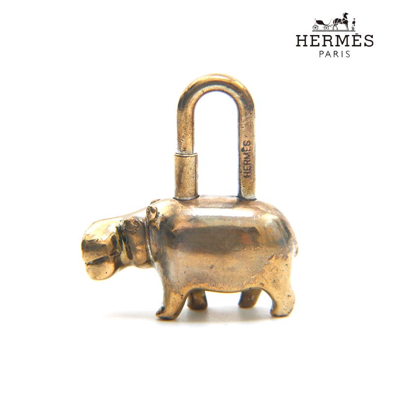 HERMES エルメス チャーム ヒポポタマス カデナ - メルカリ