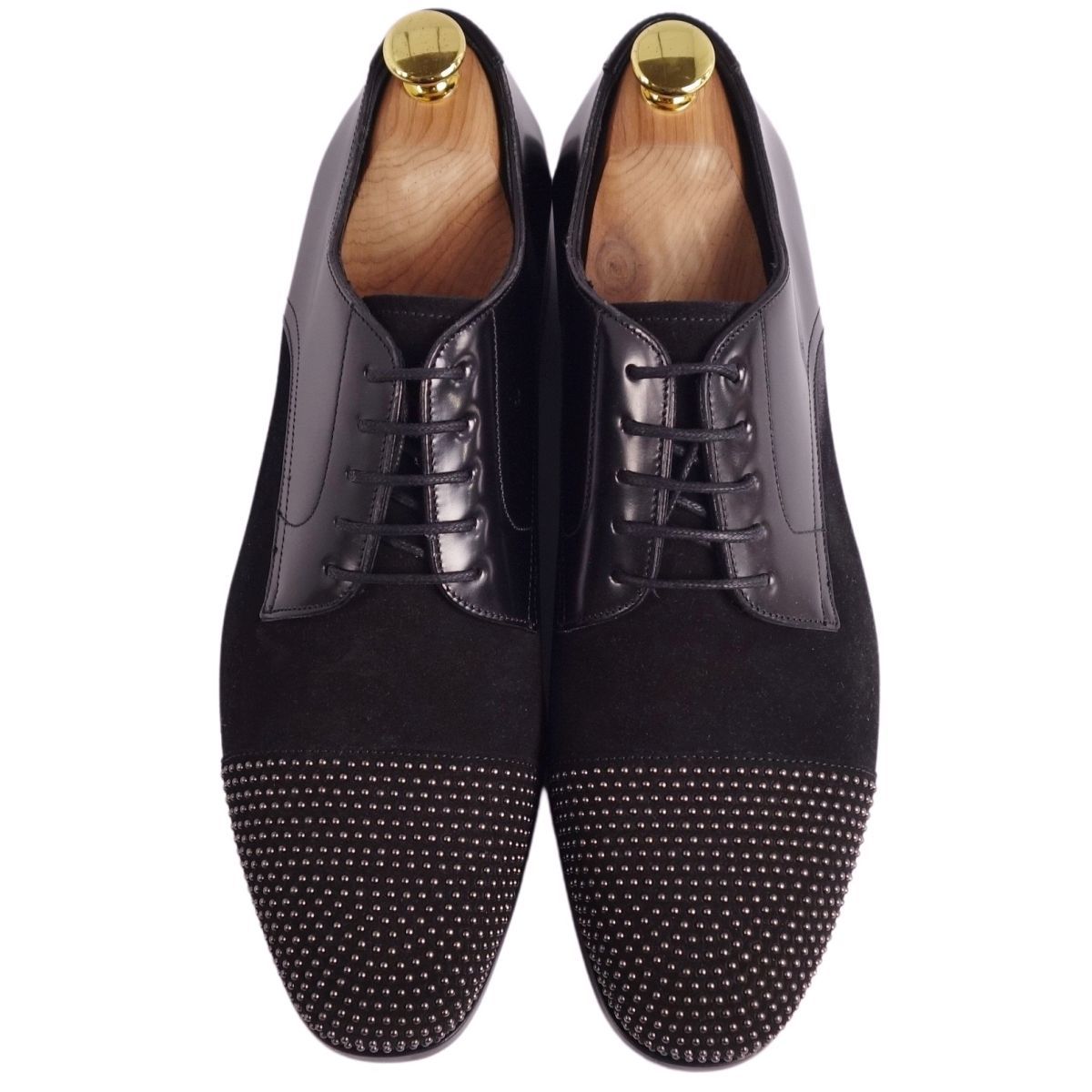 未使用 ジミーチュウ JIMMY CHOO レザーシューズ ダービーシューズ 