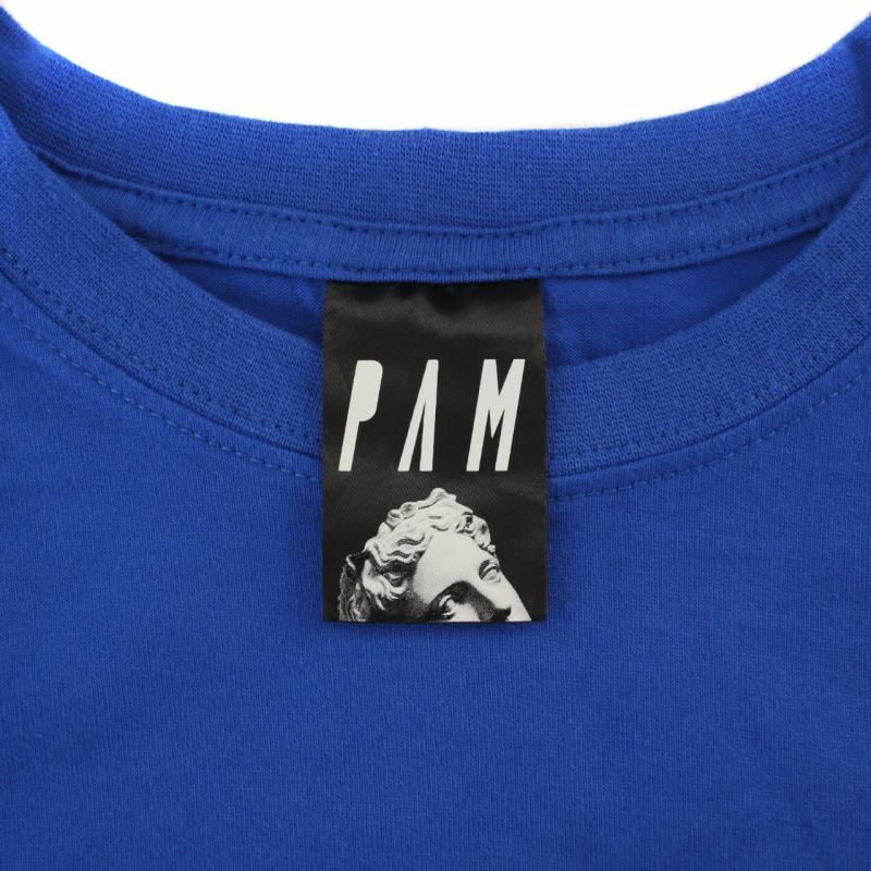パム PAM Tシャツ カットソー 半袖 クルーネック プリント コットン100 