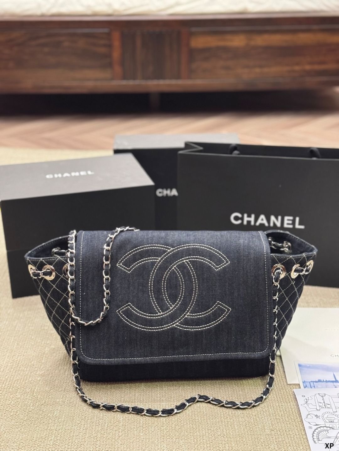 【大人のバーガンディ風】★CHANEL★トートバック★25A限定 org.jpg