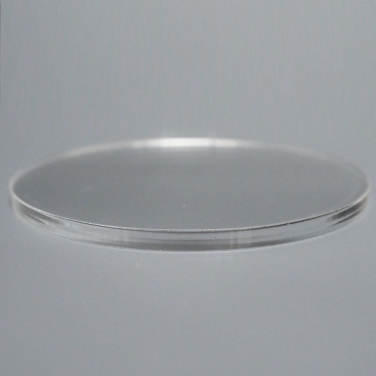 透明 アクリル 5mm厚 円形 直径10cm 2個セット