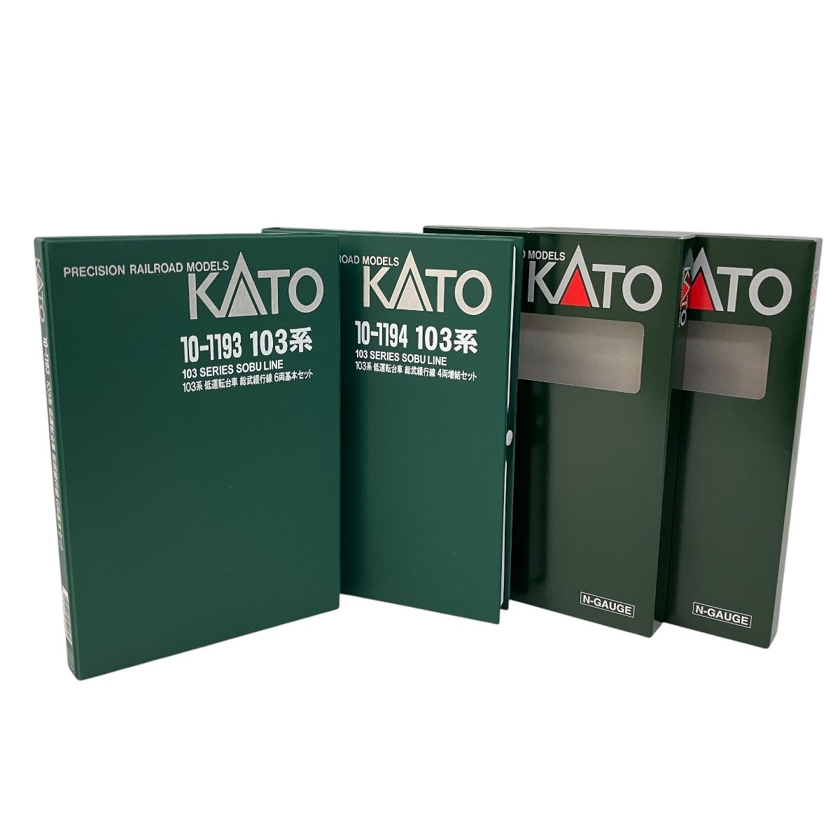 KATO 10-1193 10-1194 103系 低運転台車 総武線 基本 増結 10両