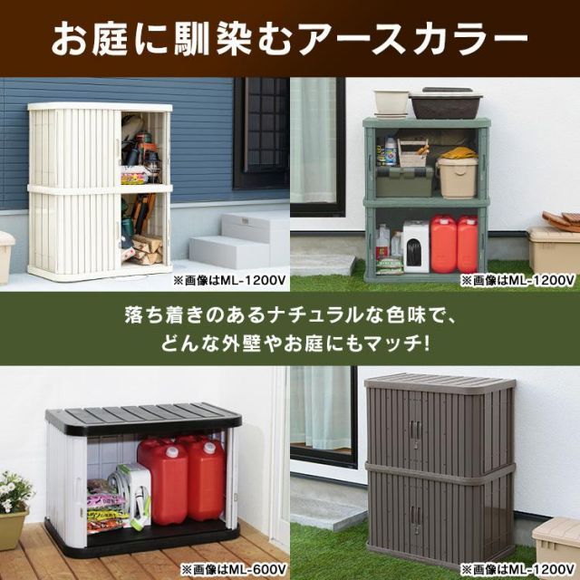公式 物置 屋外 小型 倉庫 おしゃれ 省スペース 収納庫 庭 物置小屋 DIY ベランダ 安い ホームロッカー アイリスオーヤマ ML-1050V