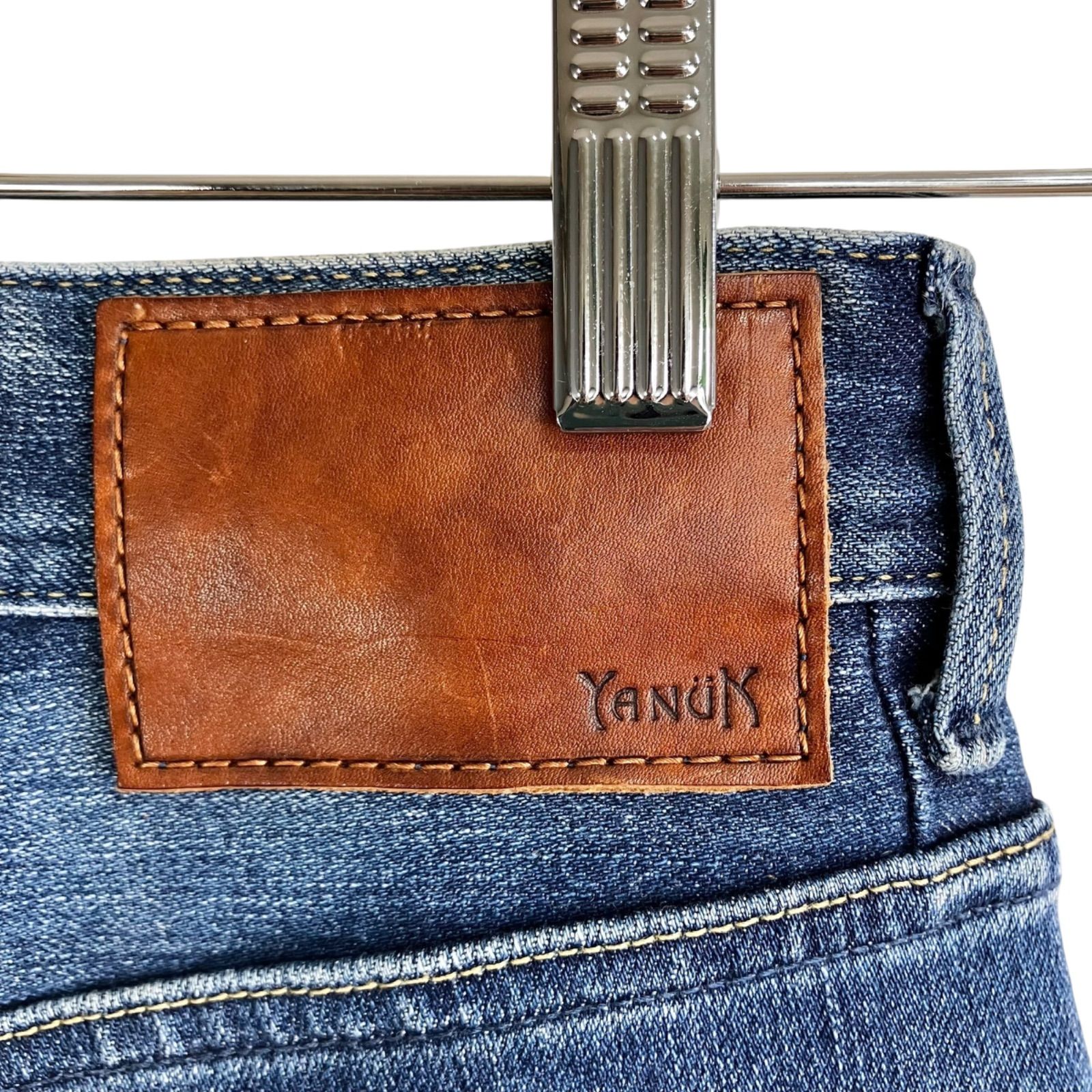 YANUK PREMIUM2 ボーイズストレート LEA PHB 23 ブルー 青 ヤヌーク ハイウエスト デニム 2 コットン 57124231 WWW_DECORATOM_COM_BR